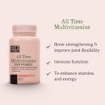 Buy SheNeed All Time Multivitamins and Minerals for women & girls- for Everyday Nutrition, Mental health & Energy – 60 Tablets - Purplle