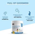 Buy SheNeed Women's Fertility Booster Drink for Women with Folic Acid, Vitamin B-12, Myo-Inositol for Hormone Balance, Regulate Ovulatory Function, Increases Chances of Pregnancy- 300 gm - Purplle