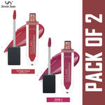 Buy Seven Seas Sizzling Lips Liquid Lipstick Combo Pack Of 2 - Purplle
