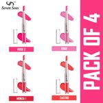 Buy Seven Seas Lip Duo 2 in 1 Lipstick Combo Pack Of 4 - Purplle
