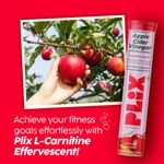 Buy PLIX L-Carnitine Apple Cider Vinegar Effervescent Helps turn fat into energy - 15 Tablets, Pack Of 1 - Purplle