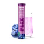 Buy PLIX Hyaluronic Acid Effervescent Tablets For Radiant Skin | Blueberry Flavor Pack Of 1, Get Intense Skin Hydration - Purplle