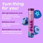 Buy PLIX Hyaluronic Acid Effervescent Tablets For Radiant Skin | Blueberry Flavor Pack Of 1, Get Intense Skin Hydration - Purplle