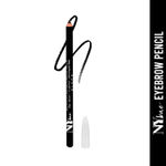 Buy NY Bae Brow-klyn Bridge Eye Brow Pencil - Black (1.4 g) | Enriched with Castor Oil & Vitamin E | Smudge Resistant | Easy To Use | Cruelty Free - Purplle