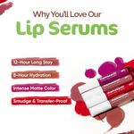 Buy Mamaearth Naturally Matte Lip Serum - Matte Liquid Lipstick with Vitamin C & E For Upto 12 Hour Long Stay - Berrydict Magenta - (3 ml) - Purplle