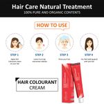 Buy OxyGlow Herbals Hair Colourant Cream-Black,90 gm,Natural Color,Soft Hair - Purplle
