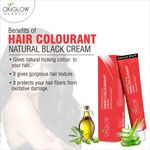 Buy OxyGlow Herbals Hair Colourant Cream-Black,90 gm,Natural Color,Soft Hair - Purplle