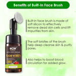 Buy WOW Skin Science Aloe Vera Foaming Face Wash with Built-In Face Brush - (150 ml) - Purplle