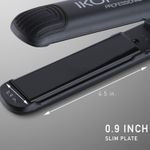 Buy Ikonic Hair Straigtner - Glam | Black | Ceramic Tourmaline | Corded Electric | Hair Type - All | Heating Temperature - Up To 230 Degrees Celsius - Purplle