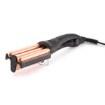 Buy IKONIC 3 in 1 DEEP WAVER | Black & Rose Gold | Ceramic Tourmaline | Corded Electric | Hair Type - All | Heating Temperature - Up To 230 Degrees Celsius - Purplle