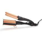 Buy IKONIC 3 in 1 DEEP WAVER | Black & Rose Gold | Ceramic Tourmaline | Corded Electric | Hair Type - All | Heating Temperature - Up To 230 Degrees Celsius - Purplle