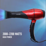 Buy IKONIC PROFESSIONAL Hair Dryer Pro 2200 Red & Black - 1 Pc - Purplle