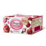 Buy Pears Naturale Pomegranate Brightening Bathing Soap Bar, 125 g (Pack of 4) - Purplle