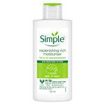 Buy Simple Kind to Skin Replenishing Rich Moisturiser| Moisturiser for sensitive Skin | No Added Perfume, No Harsh Chemicals, No Artificial Color, No Alcohol and No Parabens | 125 ml - Purplle