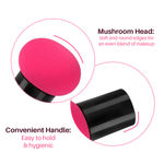 Buy Matra Professional Premium Quality Makeup Beauty Blender Combo Pack | Mushroom Head Sponge & Makeup Puff for flawless Make-up - Latex-free Powder Puff (Random Color & Shape) - Purplle