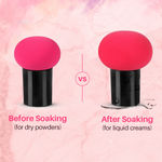 Buy Matra Professional Premium Quality Makeup Beauty Blender Combo Pack | Mushroom Head Sponge & Makeup Puff for flawless Make-up - Latex-free Powder Puff (Random Color & Shape) - Purplle