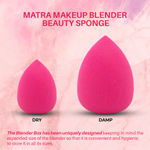 Buy Matra Professional Premium Quality Makeup Beauty Blender Combo Pack | Mushroom Head Sponge & Makeup Puff for flawless Make-up - Latex-free Powder Puff (Random Color & Shape) - Purplle