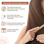 Buy Matra Professional Pure Neem Wood Combs Combo | Neem Comb for Hair Growth, Hairfall, Frizz Control, Anti Dandruff & Hair Styling Comb | Neem Wooden Comb for Women & Men | All Hair Types | Anti-Bacterial & Eco Friendly - Purplle