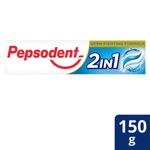 Buy Pepsodent 2 in 1, Dual Action Toothpaste, Combination of Paste & Gel 150 g - Purplle