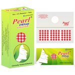 Buy Pearl Eyeflax Kumkum Bindi Red Round Box with 15 Flaps (Size 4.5 Diameter 7mm) - Purplle