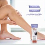 Buy Nair Leg Mask Brighten & Smooth Charcoal Cream ,White (180 ml) - Purplle