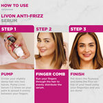 Buy Livon Serum for Frizz-free Smooth Hair With Argan Oil & Vitamin E (200 ml)-New Pack - Purplle