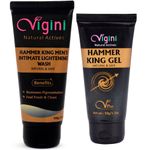 Buy Vigini Sexual Lube Lubricants Long Time Effective Lubricating Water Based Titan Massage Gel & Lightening Whitening Intimate Hygiene Wash Anti (Itching Bacterial Irritation Fungal) Removes Odor for Men - Purplle