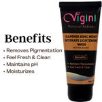 Buy Vigini Sexual Lube Lubricants Long Time Effective Lubricating Water Based Titan Massage Gel & Lightening Whitening Intimate Hygiene Wash Anti (Itching Bacterial Irritation Fungal) Removes Odor for Men - Purplle