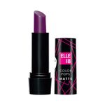 Buy Elle 18 Color Pop Matte Lip Color, W16, Soaked Grape, 4.3 g - Purplle