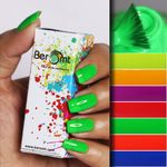 Buy Beromt Neon Nail Polish Green Dragon (10ml) - Purplle
