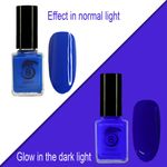 Buy Beromt Neon Nail Polish Blue Lagoon (10ml) - Purplle