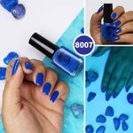 Buy Beromt Neon Nail Polish Blue Lagoon (10ml) - Purplle