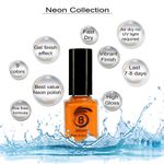 Buy Beromt Neon Nail Polish Tangy Orange (10ml) - Purplle