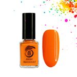 Buy Beromt Neon Nail Polish Tangy Orange (10ml) - Purplle