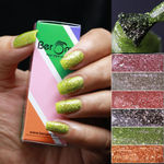Buy Beromt Crushed Metallic Foil Nail Polish Good Vibes (8 ml) - Purplle