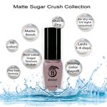 Buy Beromt Matte Sugar Crush Nail Polish Sugar Candy (8 ml) - Purplle