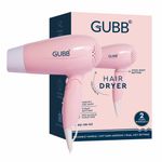 Buy GUBB Foldable 1600 Watts Hair Dryer with Hot and Cool Settings - (GB-163) Pink - 1 Pc - Purplle