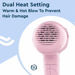 Buy GUBB Foldable 1600 Watts Hair Dryer with Hot and Cool Settings - (GB-163) Pink - 1 Pc - Purplle