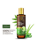 Buy Khadi Natural Neem & Aloevera With Wheat Germ Hair Oil - Powered Botanics(200ml) - Purplle