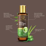 Buy Khadi Natural Neem & Aloevera With Wheat Germ Hair Oil - Powered Botanics(200ml) - Purplle