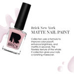 Buy Brick New York Nail Polish | Pasture Pink | Long Lasting Matte Nail Paint for Women | Matte Finish 9 ml - Purplle