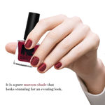 Buy Brick New York Nail Polish | Primitive Maroon | Long Lasting Matte Nail Paint for Women | Matte Finish 9 ml - Purplle