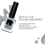 Buy Brick New York Nail Polish | Fresh Jasmine | Long Lasting Sugar Nail Paint for Women | Glossy Finish 9 ml - Purplle