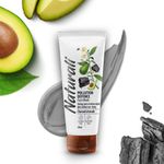 Buy Naturali Pollution Defence Face Wash with Charcoal & Avocado | Best Face Wash for Glowing Skin | Charcoal Face Wash ,100 ml - Purplle