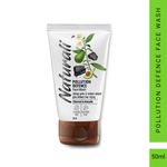 Buy Naturali Pollution Defence Face Wash | With Charcoal & Avocado | Protects Skin From Pollution And Restores Natural Glow 50 Ml - Purplle