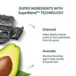 Buy Naturali Pollution Defence Face Wash | With Charcoal & Avocado | Protects Skin From Pollution And Restores Natural Glow 50 Ml - Purplle
