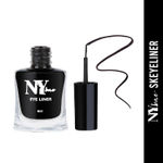 Buy NY Bae Skeyeliner - Matte (6ml) | Liquid Black Eyeliner | Intense Pigment | Long Lasting | Smudgeproof | Precise Application | Beginner Friendly - Purplle