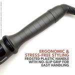 Buy Alan Truman Ceramic Tourmaline Curler - 22mm | Tight Salon Like Curls| Minimum Heat Exposure| Ceramic Coated Barrel Ensures Damage Free Curls|Real Professional Temperature Range| Frizz Free, Smooth And Glossy Curls| Extra Long Curling Rod - Purplle