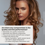 Buy Alan Truman Curl Compact - 34mm Large Hair Curler | Frizz Free Hair Curling| Curl Hold Cip For Long Lasting Curls| Suitable For Short To Mid Lengths| Wide Temperature Control Range For Every Hair Texture| Heat Resistant Clip - Purplle