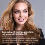 Buy Alan Truman Curl Compact - 34mm Large Hair Curler | Frizz Free Hair Curling| Curl Hold Cip For Long Lasting Curls| Suitable For Short To Mid Lengths| Wide Temperature Control Range For Every Hair Texture| Heat Resistant Clip - Purplle